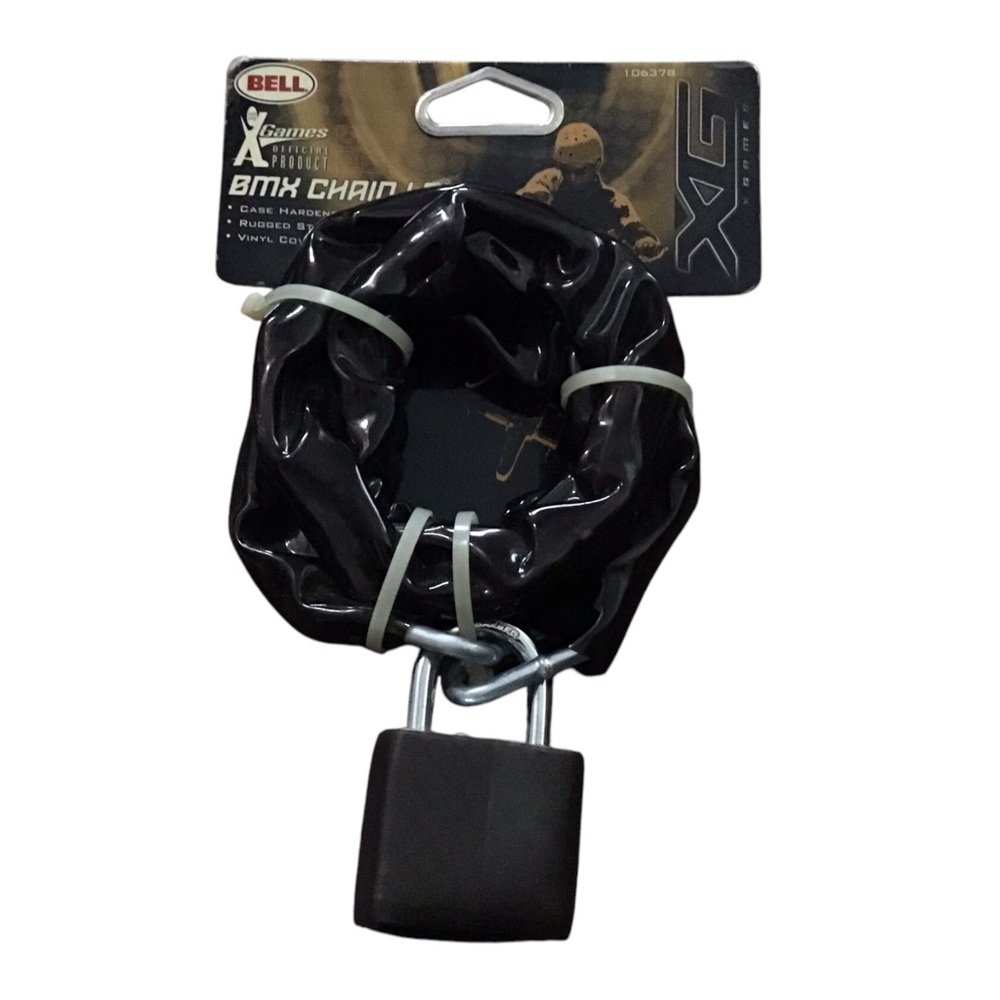 Bell BMX Chain Lock XG Games 
Case Hardened Steel Padlock Bicycle Lock